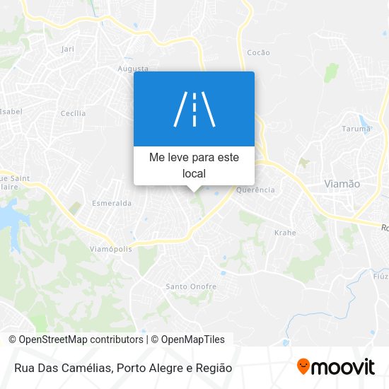 Rua Das Camélias mapa