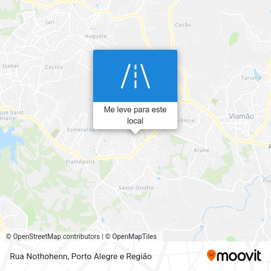 Rua Nothohenn mapa