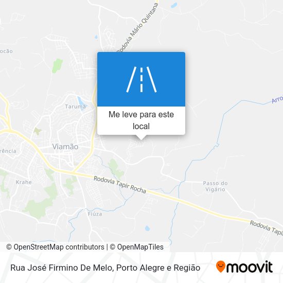 Rua José Firmino De Melo mapa