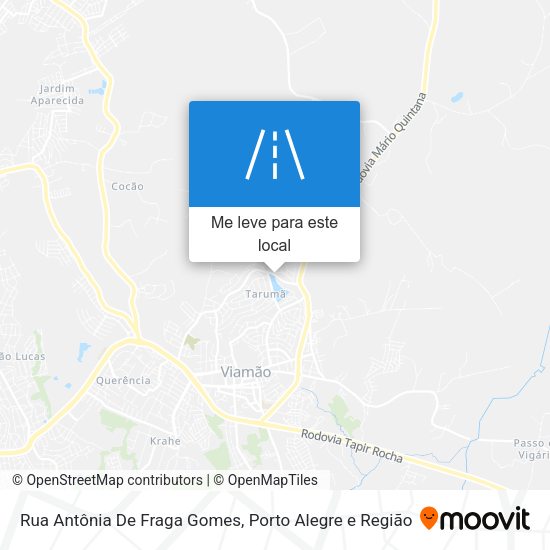 Rua Antônia De Fraga Gomes mapa