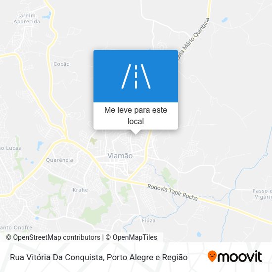 Rua Vitória Da Conquista mapa