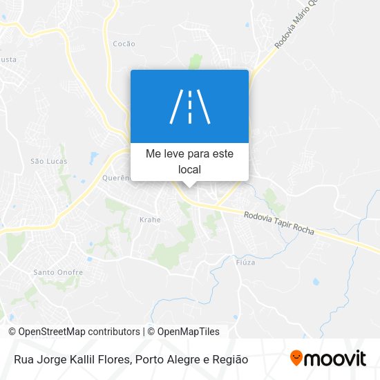 Rua Jorge Kallil Flores mapa