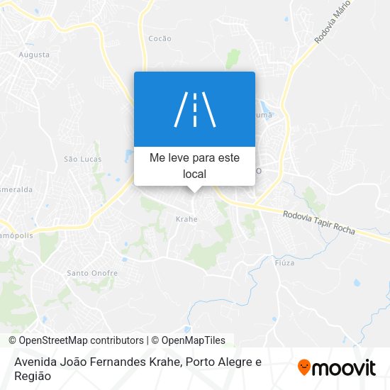 Avenida João Fernandes Krahe mapa