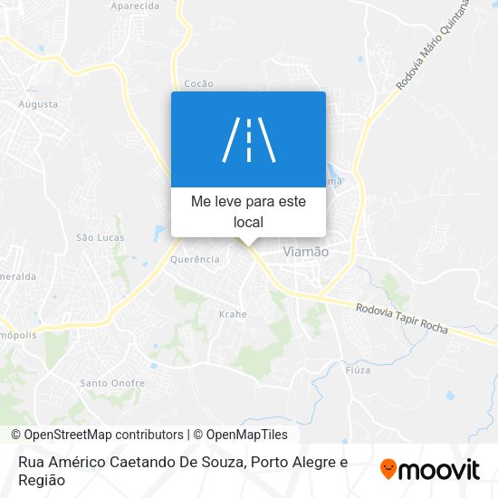 Rua Américo Caetando De Souza mapa