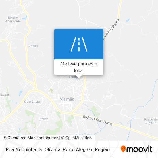 Rua Noquinha De Oliveira mapa
