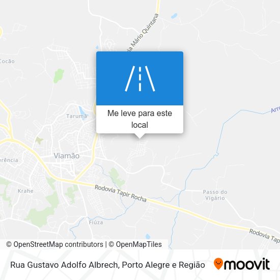 Rua Gustavo Adolfo Albrech mapa