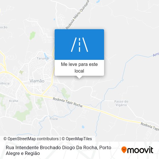 Rua Intendente Brochado Diogo Da Rocha mapa