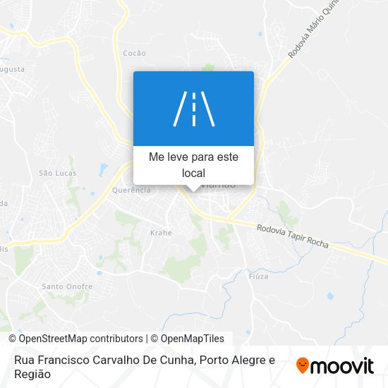 Rua Francisco Carvalho De Cunha mapa