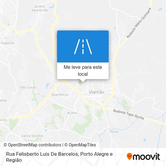 Rua Felisberto Luís De Barcelos mapa