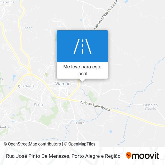 Rua José Pinto De Menezes mapa