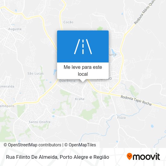 Rua Filinto De Almeida mapa