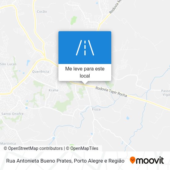 Rua Antonieta Bueno Prates mapa