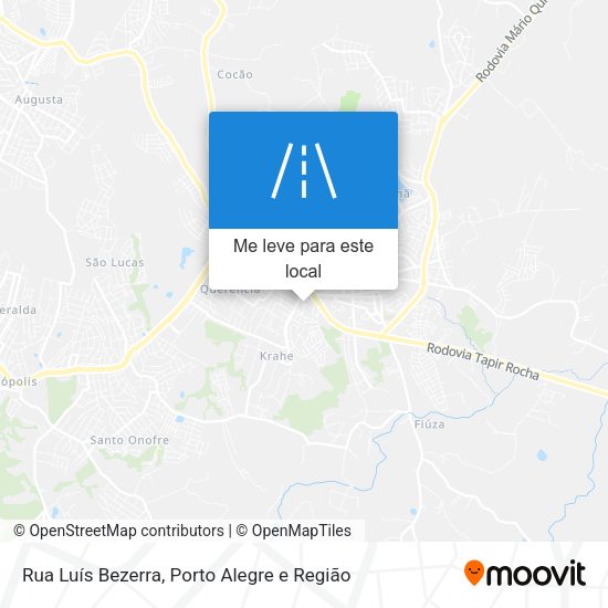 Rua Luís Bezerra mapa