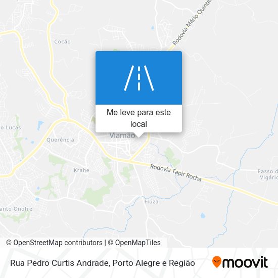Rua Pedro Curtis Andrade mapa