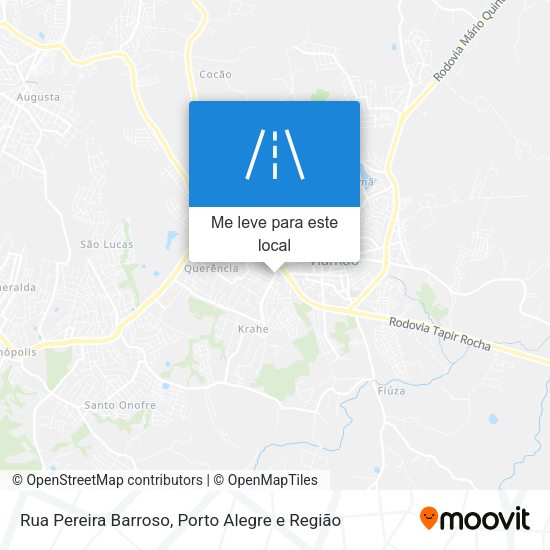 Rua Pereira Barroso mapa