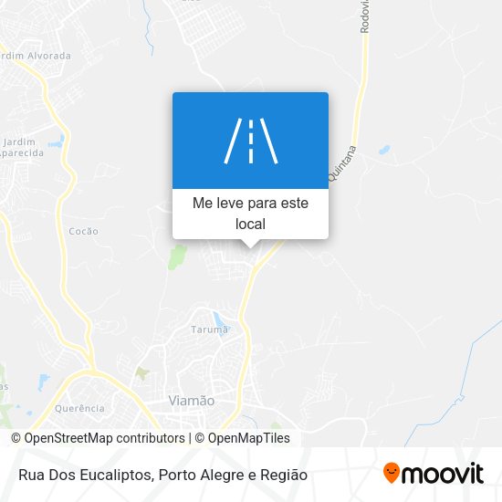 Rua Dos Eucaliptos mapa