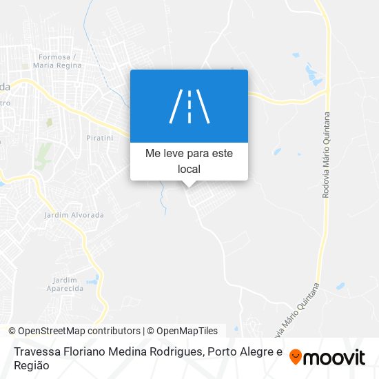 Travessa Floriano Medina Rodrigues mapa