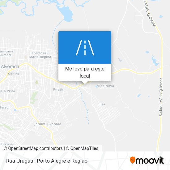 Rua Uruguai mapa