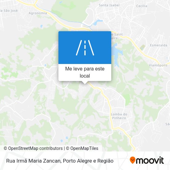 Rua Irmã Maria Zancan mapa