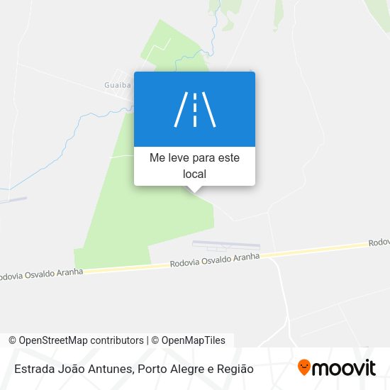 Estrada João Antunes mapa