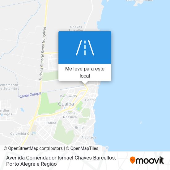 Avenida Comendador Ismael Chaves Barcellos mapa