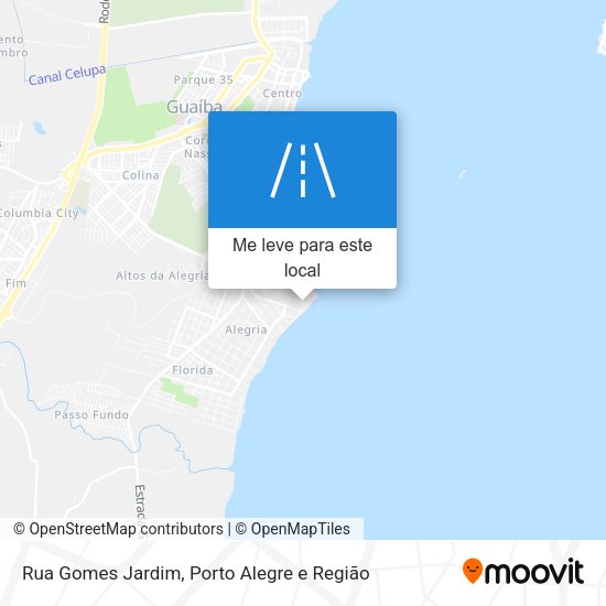 Rua Gomes Jardim mapa