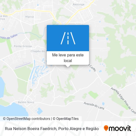 Rua Nelson Boeira Faedrich mapa