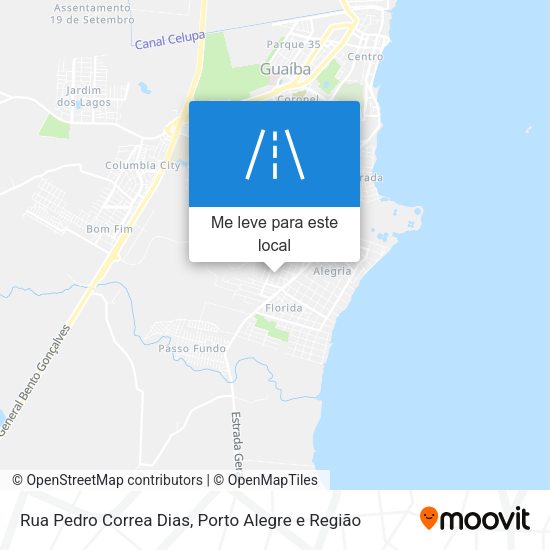 Rua Pedro Correa Dias mapa