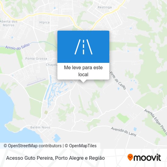 Acesso Guto Pereira mapa