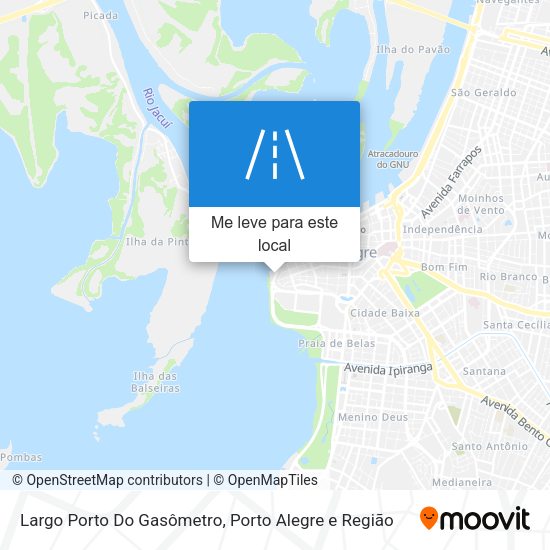 Largo Porto Do Gasômetro mapa