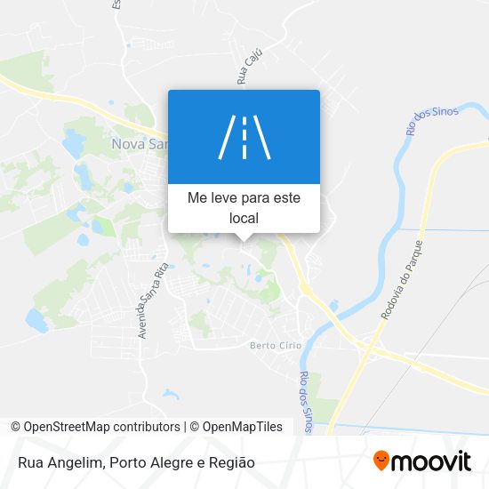 Rua Angelim mapa
