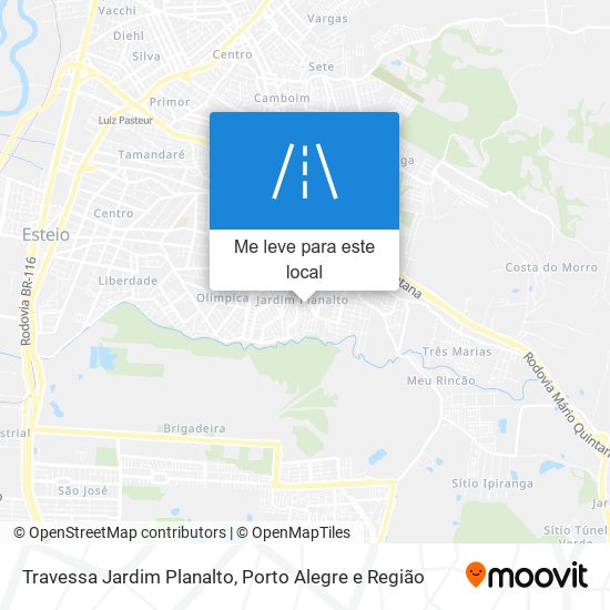 Travessa Jardim Planalto mapa