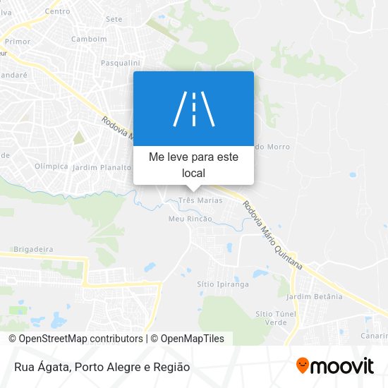 Rua Ágata mapa