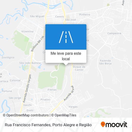 Rua Francisco Fernandes mapa