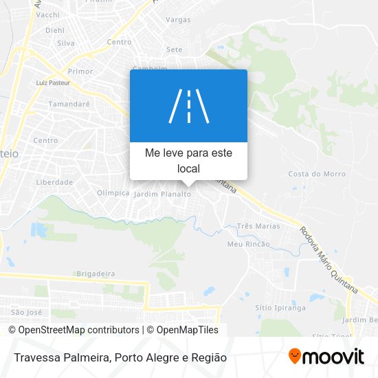 Travessa Palmeira mapa