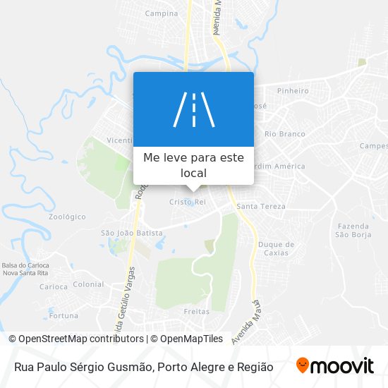 Rua Paulo Sérgio Gusmão mapa