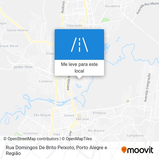 Rua Domingos De Brito Peixoto mapa