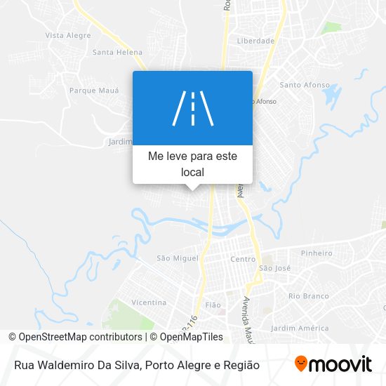 Rua Waldemiro Da Silva mapa