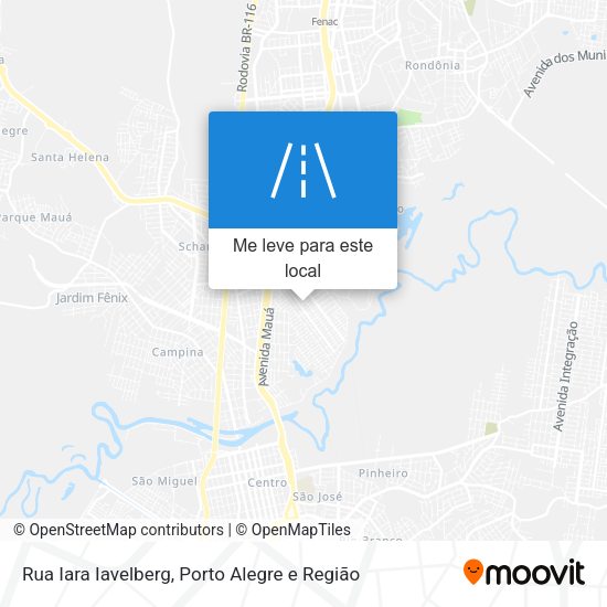 Rua Iara Iavelberg mapa