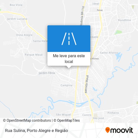 Rua Sulina mapa