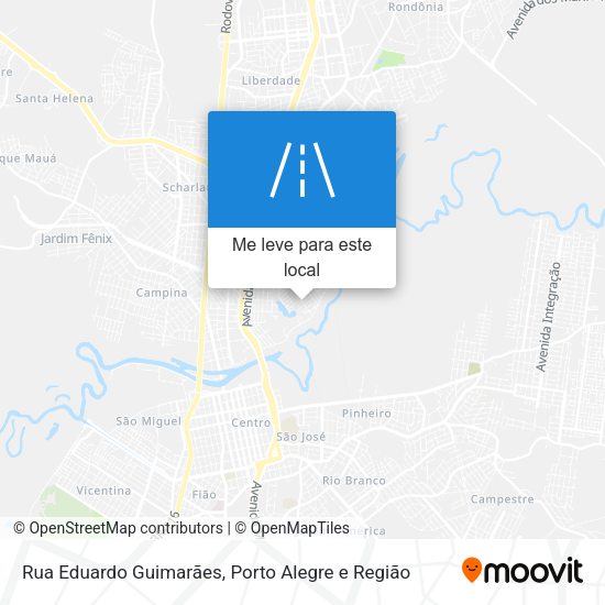 Rua Eduardo Guimarães mapa