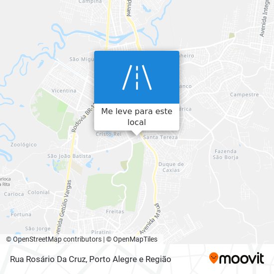 Rua Rosário Da Cruz mapa