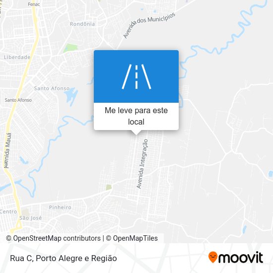 Rua C mapa