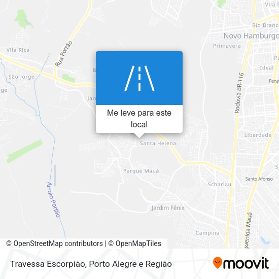 Travessa Escorpião mapa