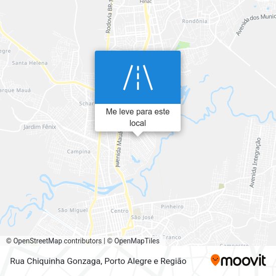 Rua Chiquinha Gonzaga mapa