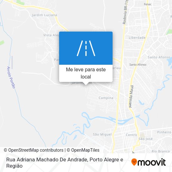 Rua Adriana Machado De Andrade mapa