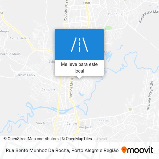 Rua Bento Munhoz Da Rocha mapa