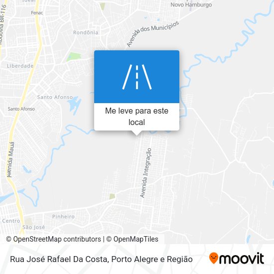 Rua José Rafael Da Costa mapa