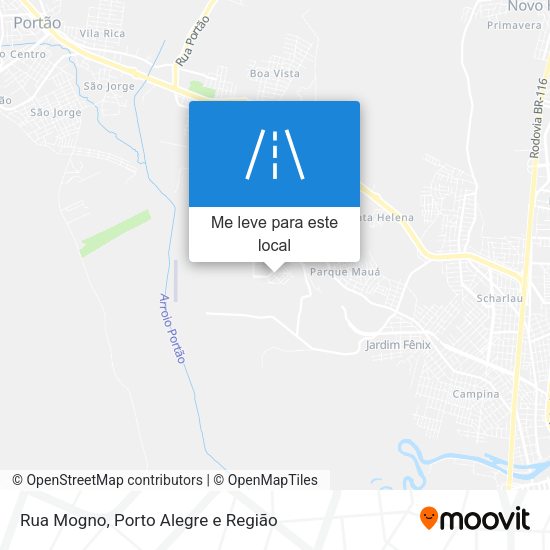 Rua Mogno mapa