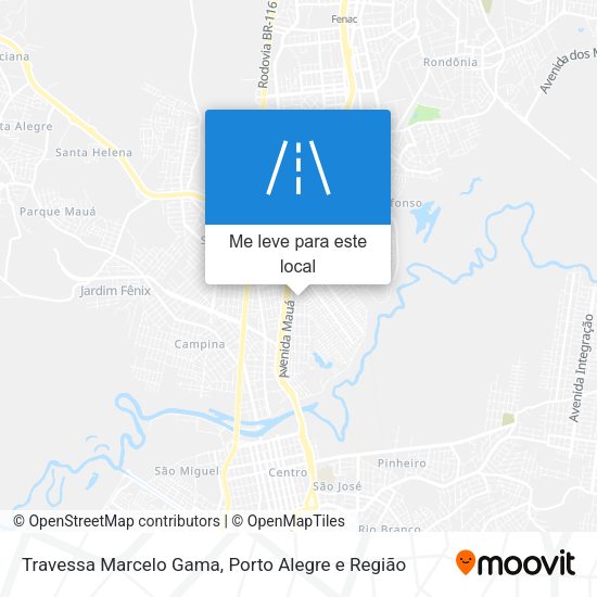 Travessa Marcelo Gama mapa